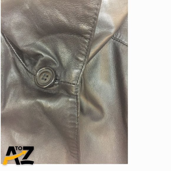 Women's Excelled Black Leather Jacket Size S - Picture 8 of 14